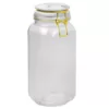 Home Basics 67 oz. Glass Canister with Printed Ceramic Top