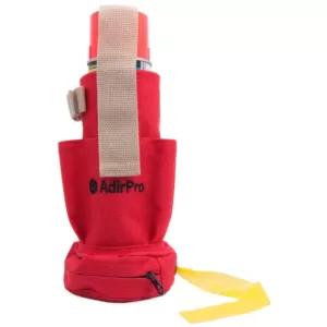 AdirPro Spray Can Holder and Flag Tape Dispenser with Pockets and Clip