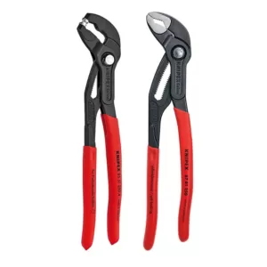 KNIPEX 10 in. Cobra and Hose Clamp Pliers Set (2-Piece)