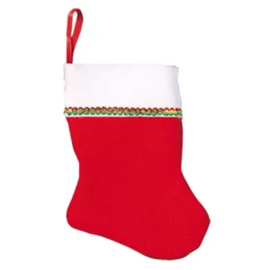 Amscan 4.25 in. x 3 in. Felt Christmas Stockings (6-Count, 4-Pack)