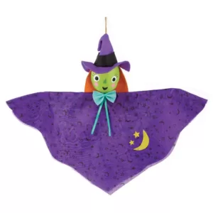 Amscan 12 in. Small Halloween Hanging Witch Decoration (9-Pack)