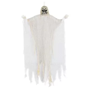 Amscan 24 in. White Halloween Hanging Reaper (6-Pack)