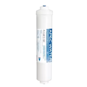 APEC Water Systems 12 in. Commercial Grade Inline Carbon Post-Filter with 3/8 in. Output for Light Commercial Reverse Osmosis System
