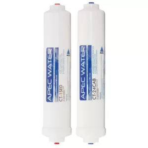 APEC Water Systems Ultimate 10 in. Inline Countertop Reverse Osmosis Replacement Pre-Filter Set for RO-CTOP