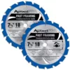 Avanti Pro 7-1/4 in. x 18-Teeth Fast Framing Saw Blades (2-Pack)
