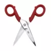 Aven Electrician Scissors with Wire Stripping Slots and Plastic Grips