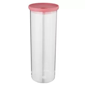 BergHOFF 2 Qt. Leo Pink Glass Pasta Container
