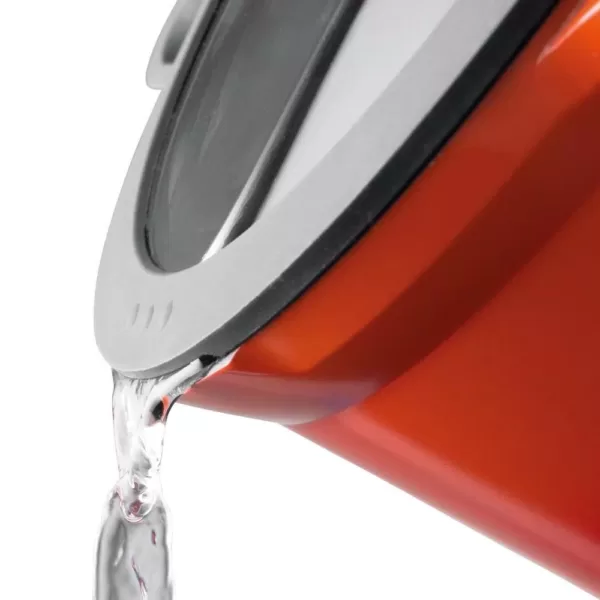 BergHOFF GEM Stay Cool 1.6 qt. Cast Aluminum Nonstick Sauce Pan in Orange with Glass Lid