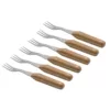 BergHOFF Collect and Cook Stainless Steel Steak Fork (Set of 6)