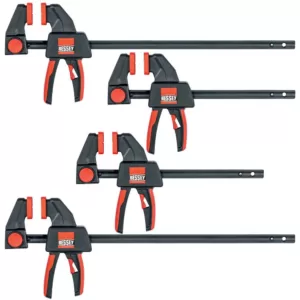BESSEY Trigger Clamp Set Containing 2 Each of EHKM06 and EHKM12 (4-Piece)