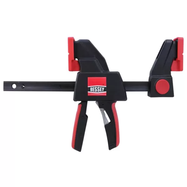 BESSEY 12 in. Capacity X-Large Trigger Clamp with 3-5/8 in. Throat Depth and 600 lbs. Clamping Force