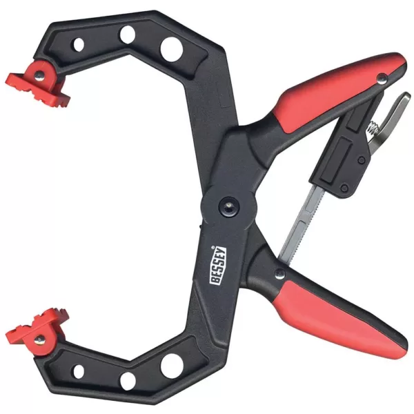 BESSEY 4 in. Capacity Square Jawed Ratcheting Hand Clamp