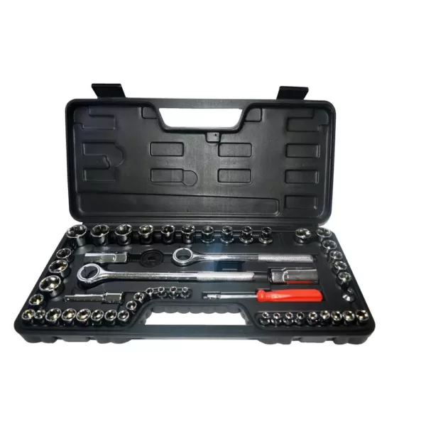 Best Value 1/4 in. and 3/8 in. and 1/2 in. Socket Set (52-Piece)