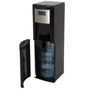 VITAPUR 3-5 Gal. ENERGY STAR Hot/Room/Cold Temperature Bottom Load Water Cooler Dispenser with Kettle Feature in Black/Stainless
