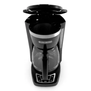 BLACK+DECKER 12-Cup Black Programmable Coffeemaker