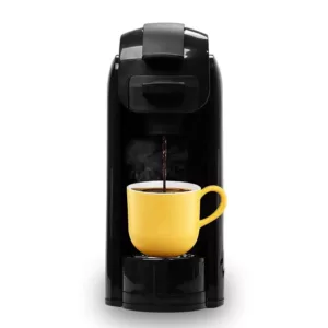 Boyel Living 1000-Watt Black Coffee Machine Single Serve Coffee Maker 4 cups Decorative Sign