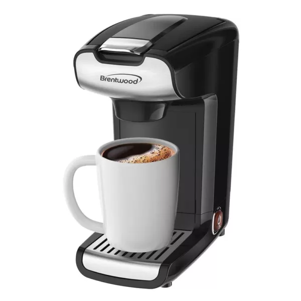 Brentwood Appliances 1.25-Cup Black K-Cup Single Serve Coffee Maker