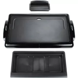 Brentwood Appliances 200 sq. in. Black Nonstick Electric Griddle