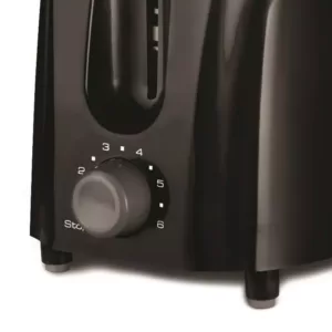 Brentwood 2-Slice Black Toaster with Cool-Touch Exterior
