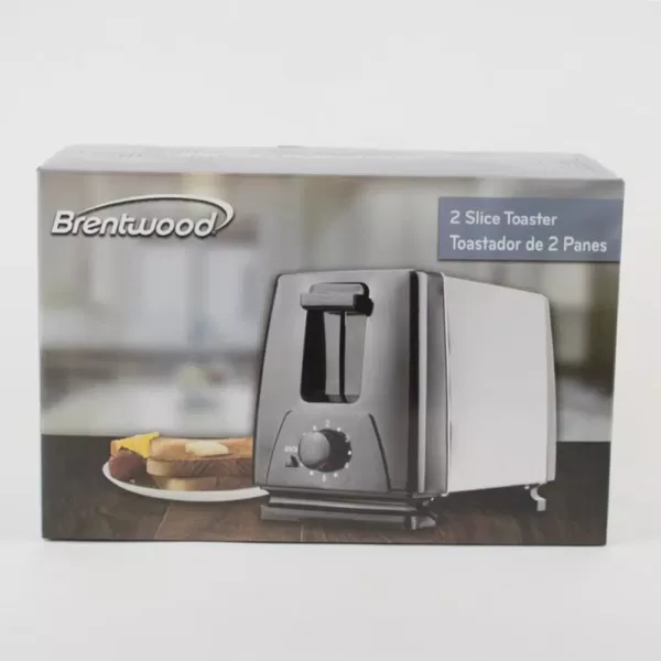 Brentwood 2-Slice Black Extra-Wide Slot Toaster