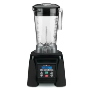 Waring Commercial Xtreme 64 oz. 10-Speed Clear Blender Black with 3.5 HP, LCD Display and Programmable
