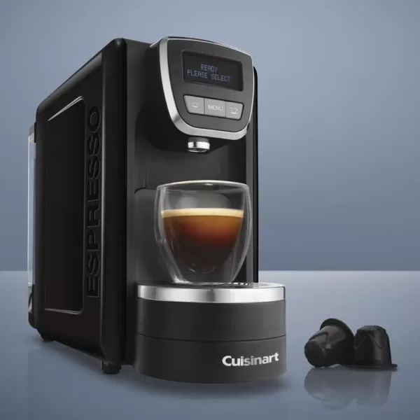 Cuisinart 1-Cup Espresso Defined Black Espresso Machine
