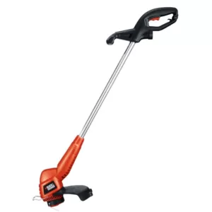 BLACK+DECKER 13 in. 4.4 Amp Corded Electric Straight Shaft Single Line 2-in-1 String Grass Trimmer/Lawn Edger
