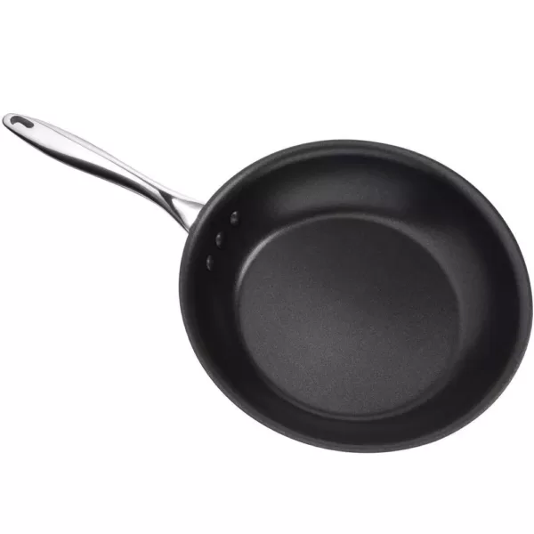 Ozeri Earth Pan ETERNA 8 in. Stainless Steel Nonstick Frying Pan in Black Interior
