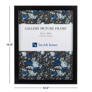 Lavish Home 11 in. x 14 in. Gallery Wall Picture Frame (Set of 6)