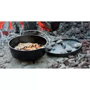 Lodge 4 Qt. Cast Iron Dutch Oven With Lid and Bail Handle