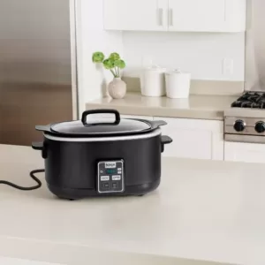 NINJA 6 Qt. Black Slow Cooker with Touchpad Controls and Keep Warm Setting