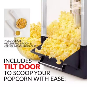 Nostalgia 390-Watts 2.5 oz. Black Kettle Popcorn Maker
