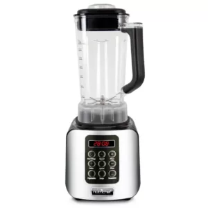 NutriChef 57 oz. 5-Speed Black Digital Countertop Blender with Pulse Blend, Adjustable Time and Speed Settings