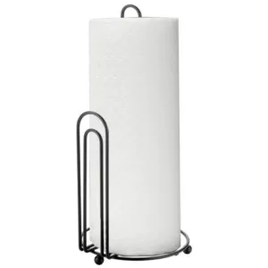 Home Basics Double Wire Free Standing Paper Towel Holder