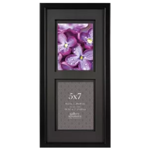 Pinnacle 2-Opening 5 in. x 7 in. Matted Picture Frame