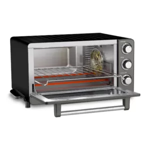 Cuisinart 1500 W 6-Slice Black Stainless Steel Convection Toaster Oven with Broiler