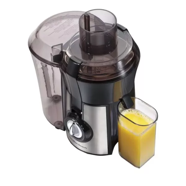 Hamilton Beach Big Mouth Pro 1 qt. Black and Stainless Steel Juice Extractor