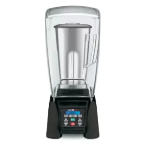 Waring Commercial Xtreme 64 oz. 10-Speed Stainless Steel Blender Silver with 3.5 HP, LCD Display, Programmable and Sound Enclosure