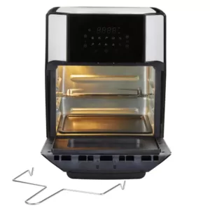 West Bend 12.6 QT XL Air Fryer Oven - Bake, Roast, Rotisserie, Dehydrate, Re-Heat 10 Quick Menu Presets