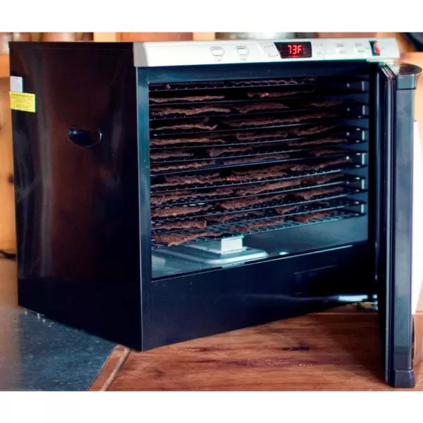 Weston Pro-1200 12-Tray Black Food Dehydrator with Temperature Control
