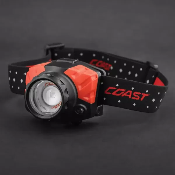 Coast FL85R 700 Lumens Rechargeable Dual Color LED Headlamp with Twist Focus