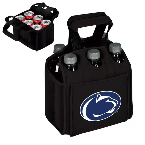 Picnic Time Penn State University Nittany Lions 6-Bottles Black Beverage Carrier