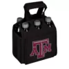 Picnic Time University A and M Aggies 6-Bottles Black Beverage Carrier
