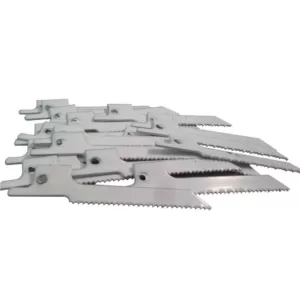 BLU-MOL 3 in. x 5/16 in. x 0.035 in. 14 Teeth per in. Scroll Metal Cutting Bi-Metal Reciprocating Saw Blade (10-Pack)