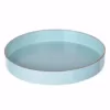 Benzara Blue Beautiful Round Tray