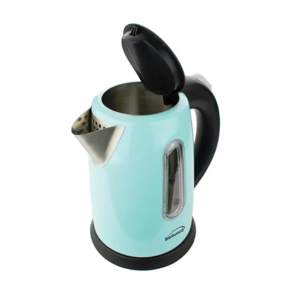 Brentwood Appliances 4-Cup Blue Stainless Steel Cordless Electric Kettle