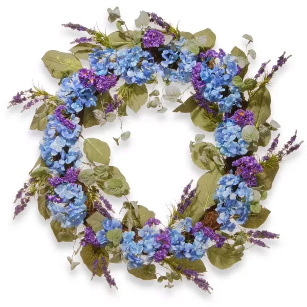 National Tree Company 32 in. Purple Spring Wreath