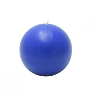 Zest Candle 4 in. Blue Ball Candles (2-Box)