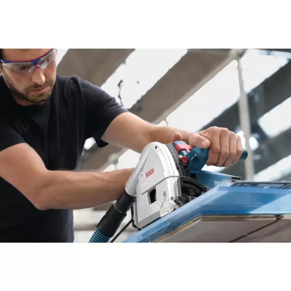 Bosch 6-1/2 in. 13 Amp Corded Track Saw with Plunge Action and L-Boxx Carrying Case