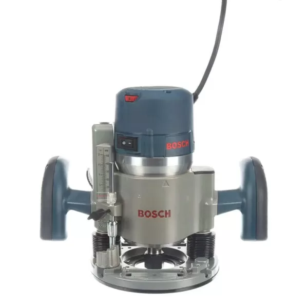 Bosch 12 Amp 2-1/4 in. Corded Peak Variable Speed Plunge and Fixed Base Router Kit with Hard Case